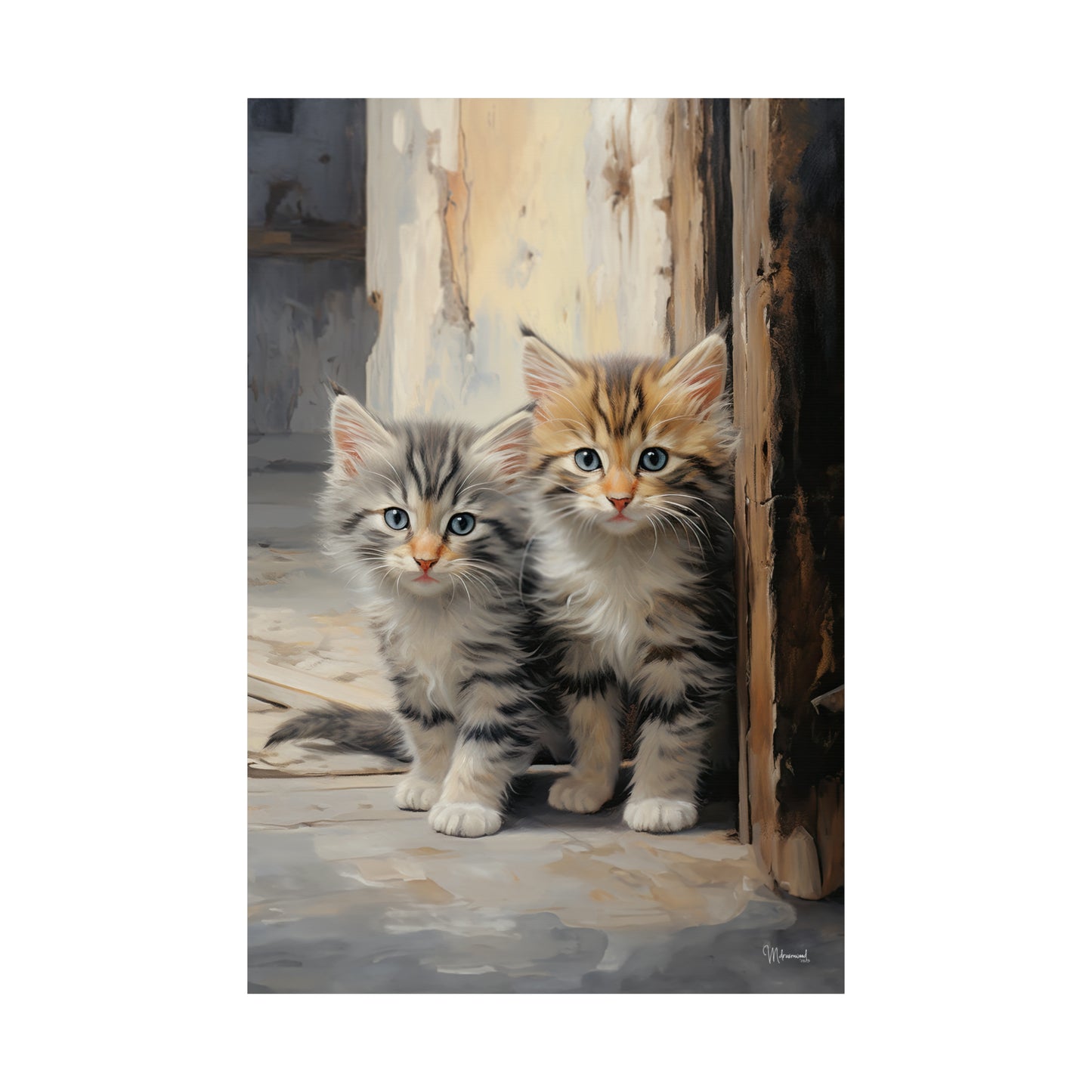 Street Kittens Premium Matte Vertical Posters