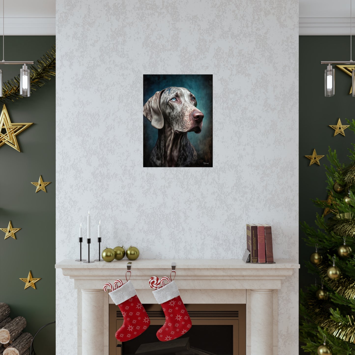 Weimaraner Dog Premium Matte Vertical Posters