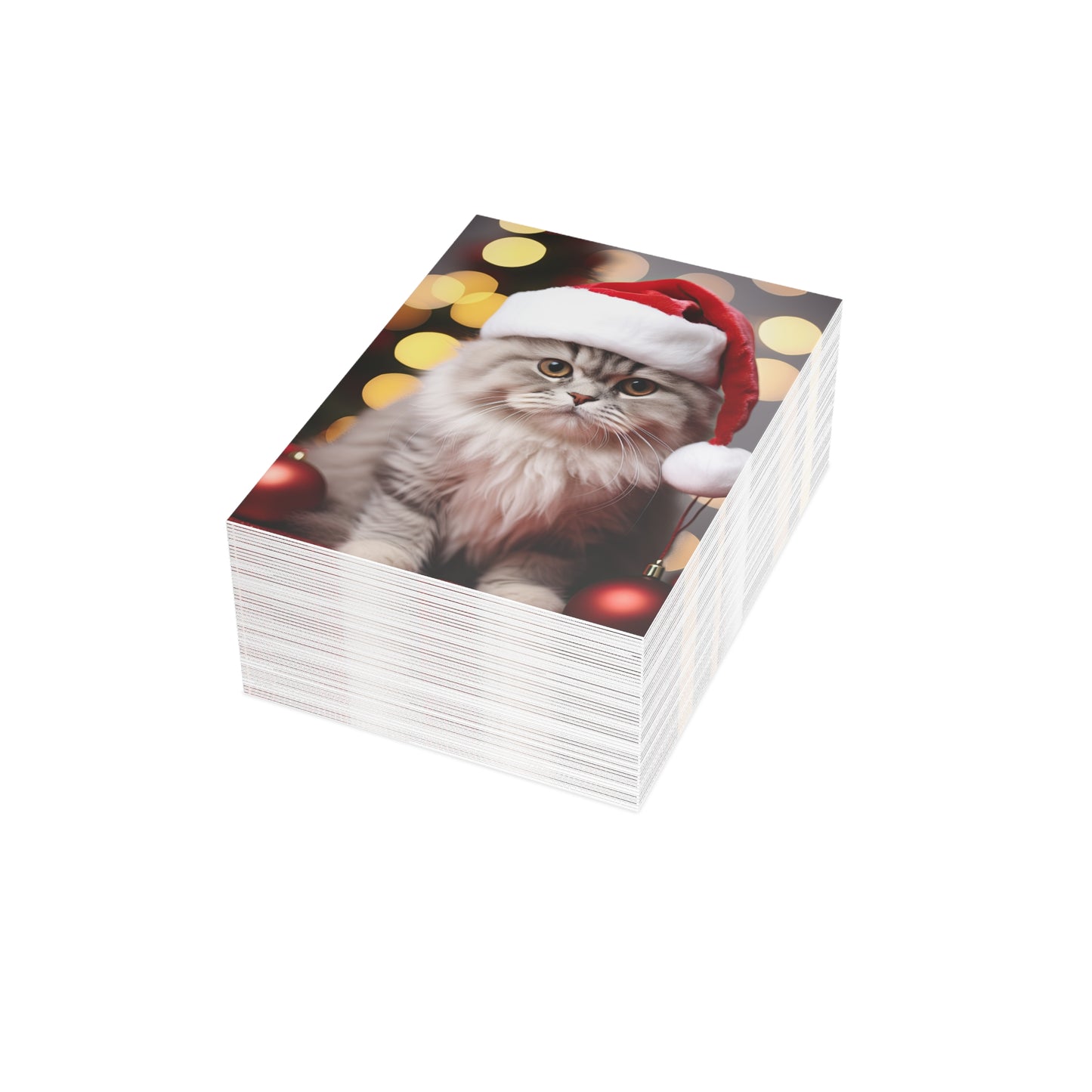 Santa's Here Christmas Greeting Cards (1, 10, 30, and 50pcs)