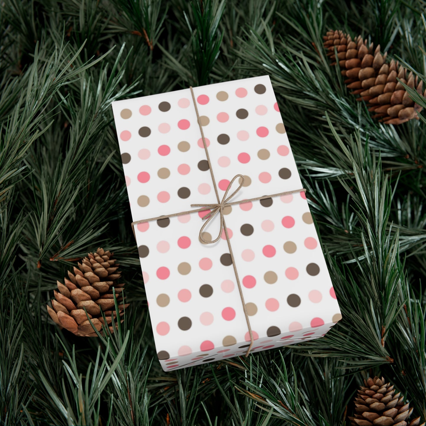 Multi-Color Polka Dot Gift Wrap Papers