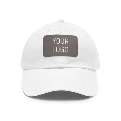 Dad Hat Leather Patch Personalized for Events & Promotions