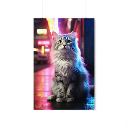 TNVR Cat in the City Premium Matte Vertical Posters