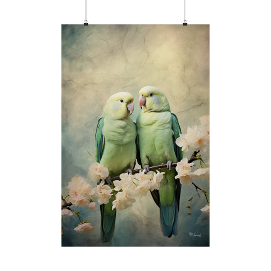 Parrot Premium Matte Vertical Posters