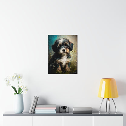 Havanese Puppy Premium Matte Vertical Posters