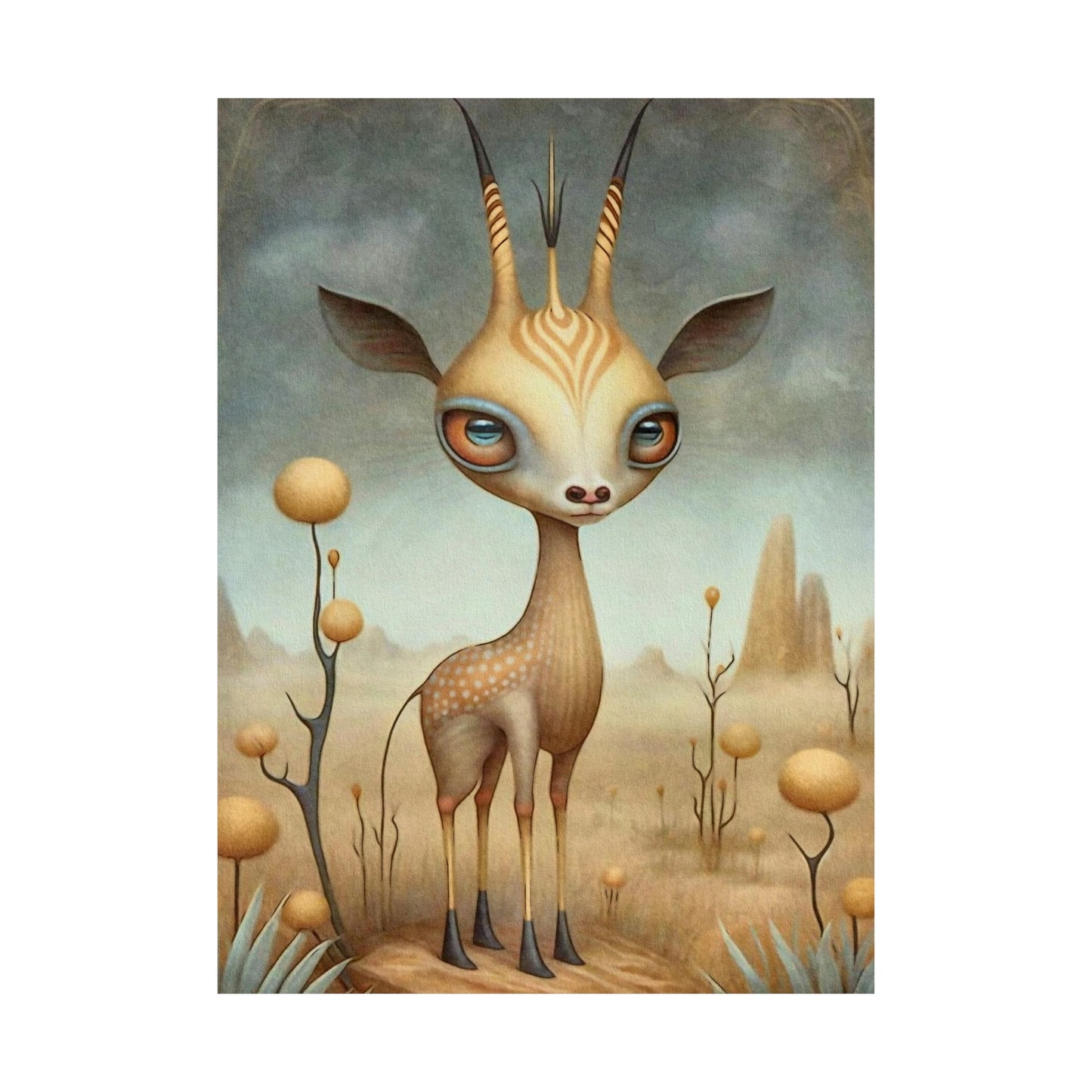 Safari Kids Collection- Gazelle Premium Matte Vertical Posters