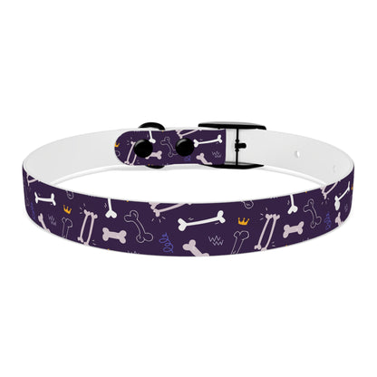 Sassy Pet's Purple Bones Collar