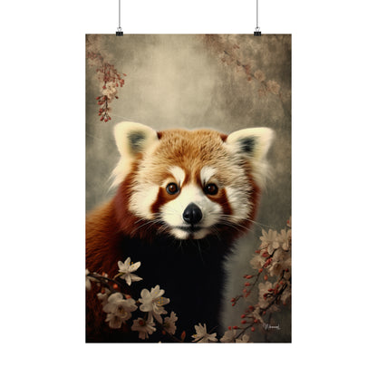 Red Panda Premium Matte Vertical Posters