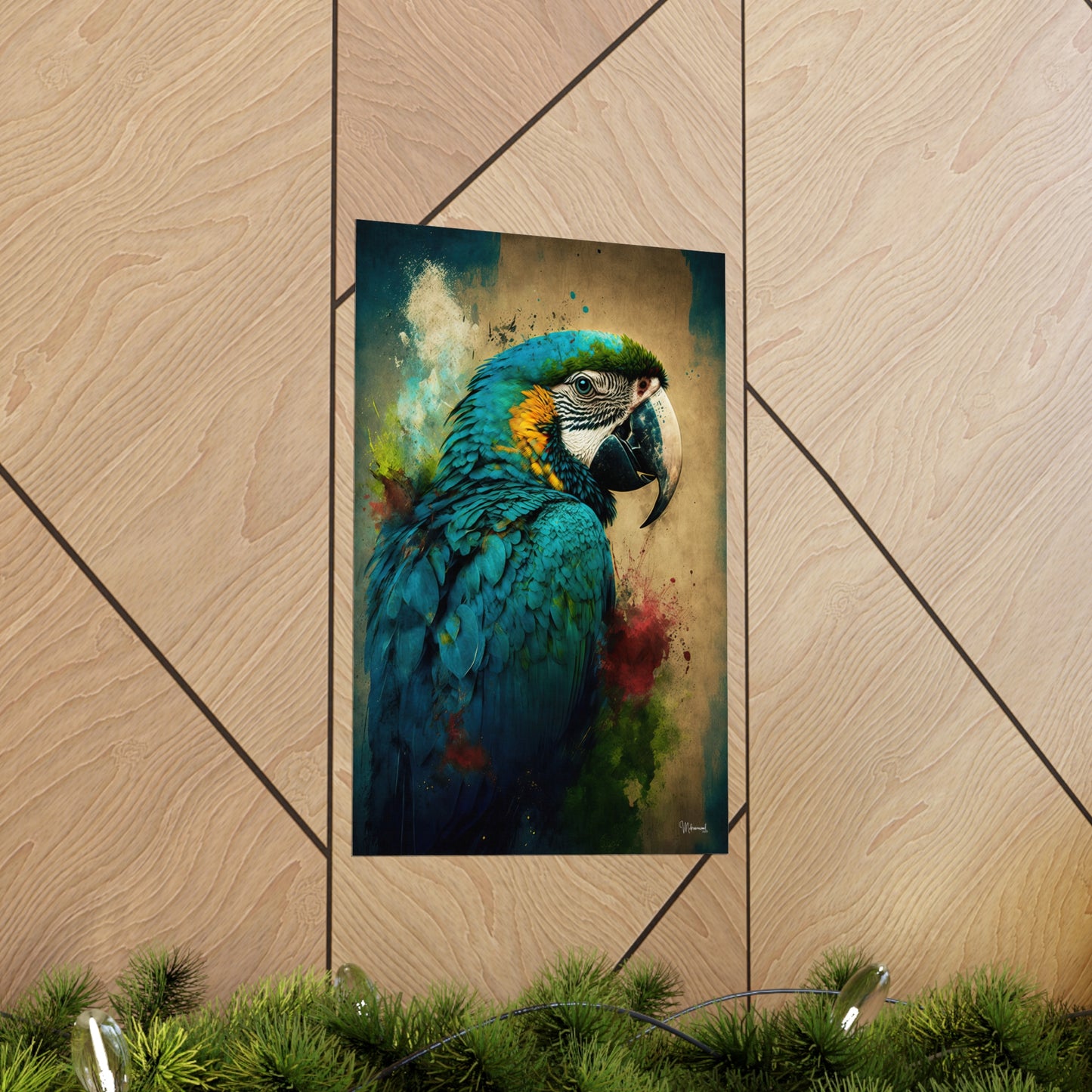 Macaw Premium Matte Vertical Posters