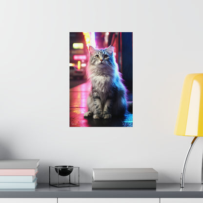 TNVR Cat in the City Premium Matte Vertical Posters