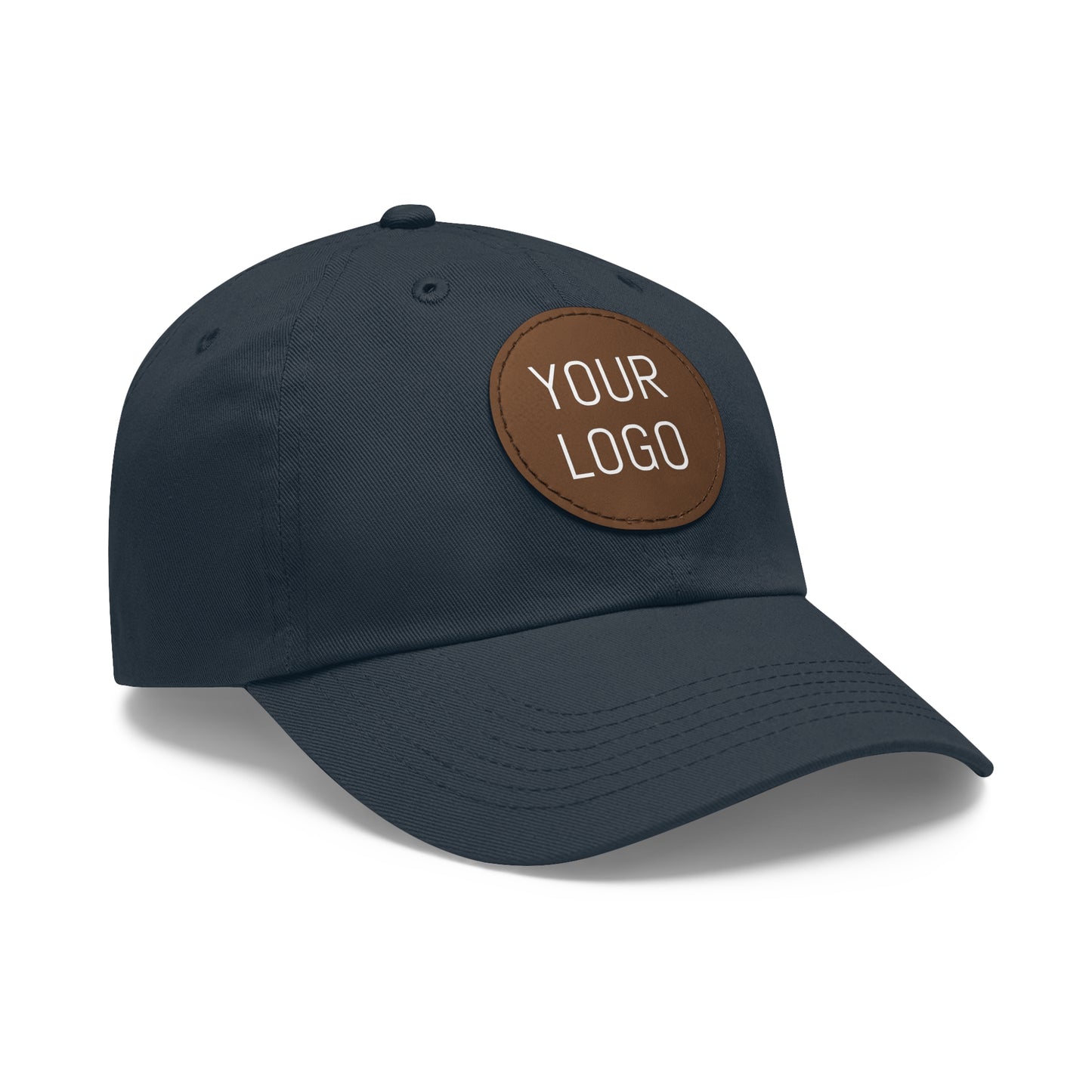 Dad Hat with Leather Patch Personalized for Events & Promotions