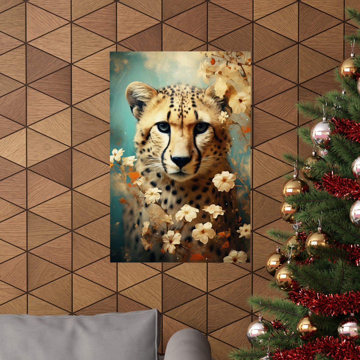 Cheetah Premium Matte Vertical Posters