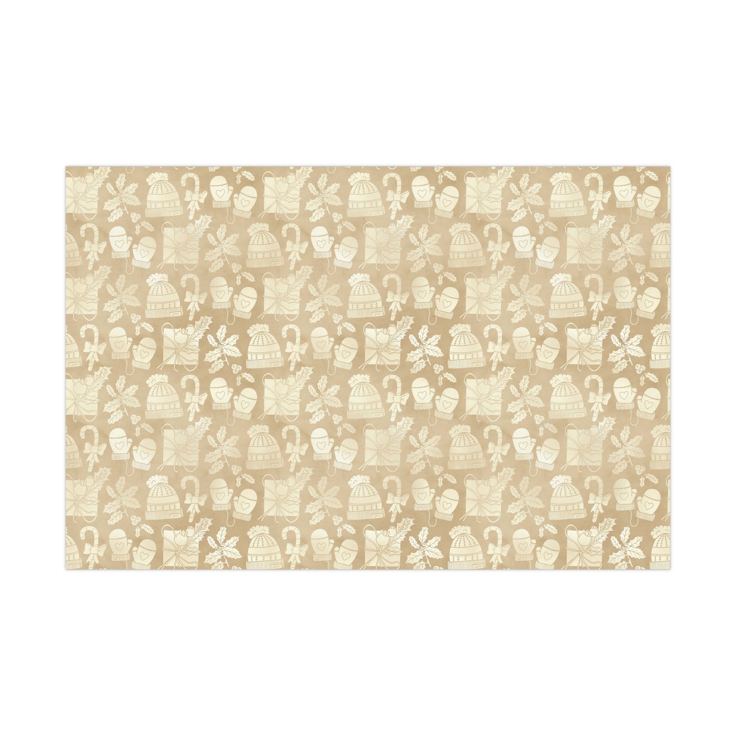 Gold Christmas Gift Wrap Papers