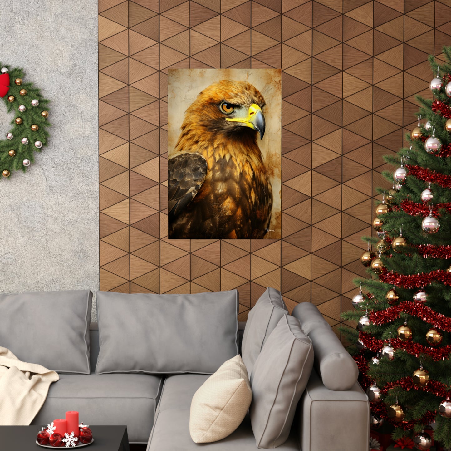 Golden Eagle Premium Matte Vertical Posters