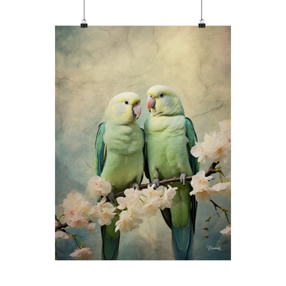 Parrot Premium Matte Vertical Posters