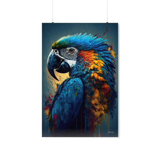 Macaw Premium Matte Vertical Posters