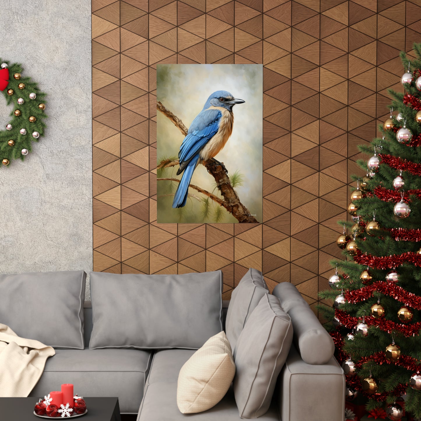 Scrub Jay Premium Matte Vertical Posters