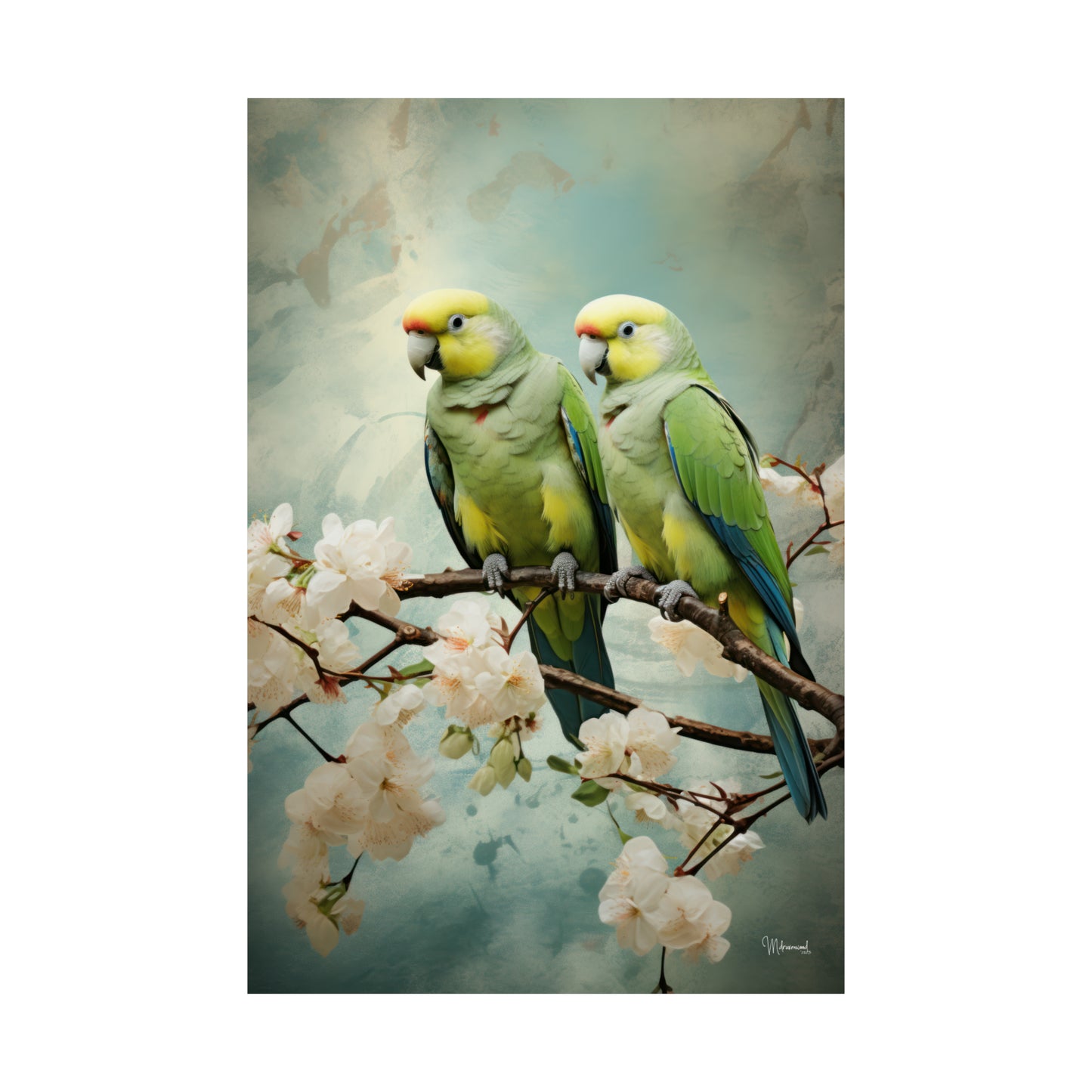 Parrot Premium Matte Vertical Posters