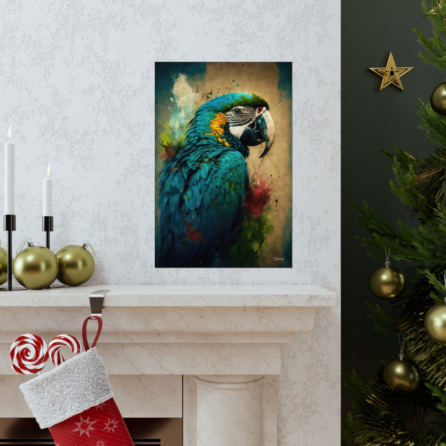 Macaw Premium Matte Vertical Posters