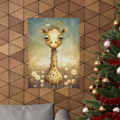 Safari Kids Collection- Giraffe Premium Matte Vertical Posters