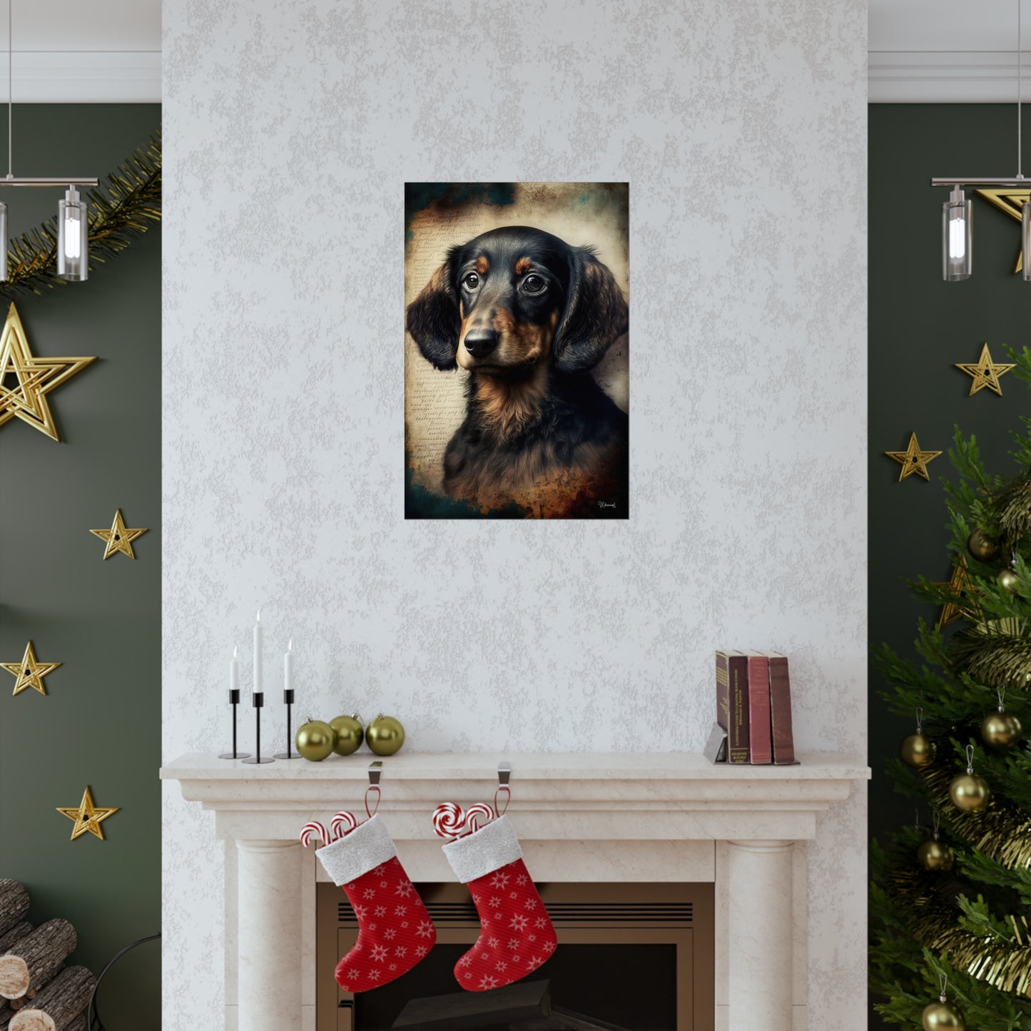 Dachshund Dog Premium Matte Vertical Posters