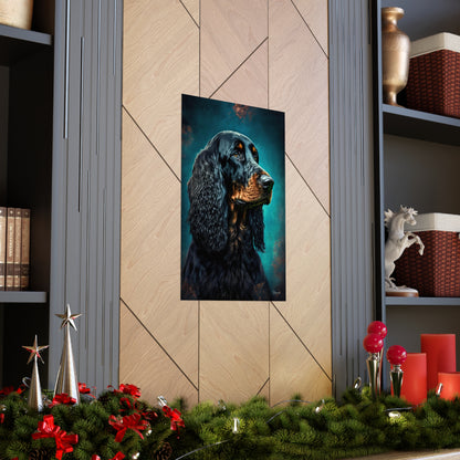 Gordon Setter Dog Premium Matte Vertical Posters