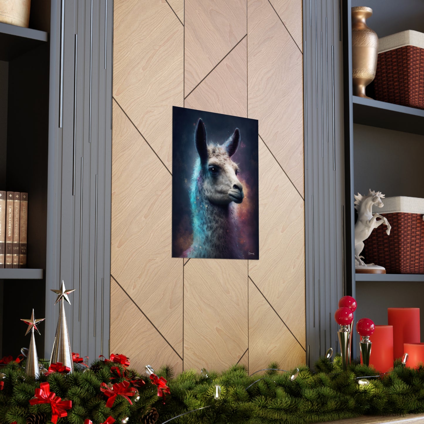 Llama Premium Matte Vertical Posters