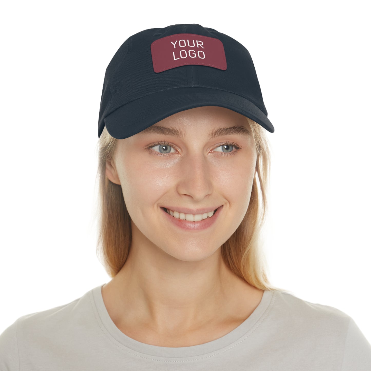 Dad Hat Leather Patch Personalized for Events & Promotions