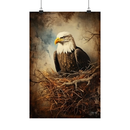 American Bald Eagle Premium Matte Vertical Posters