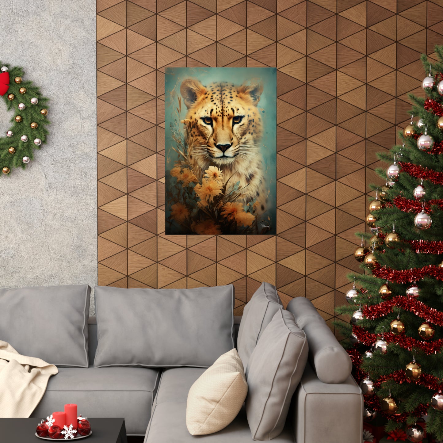 Cheetah Premium Matte Vertical Posters