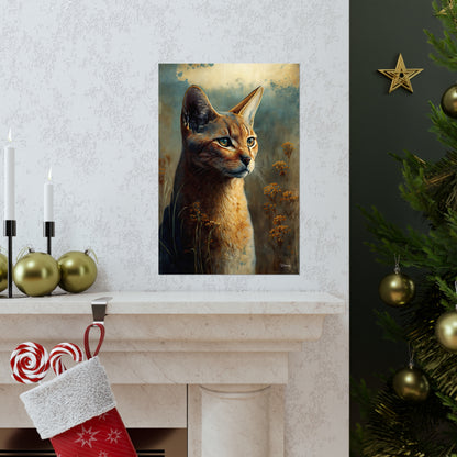 Chausie Cat Premium Matte Vertical Posters