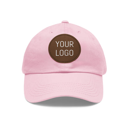 Dad Hat with Leather Patch Personalized for Events & Promotions
