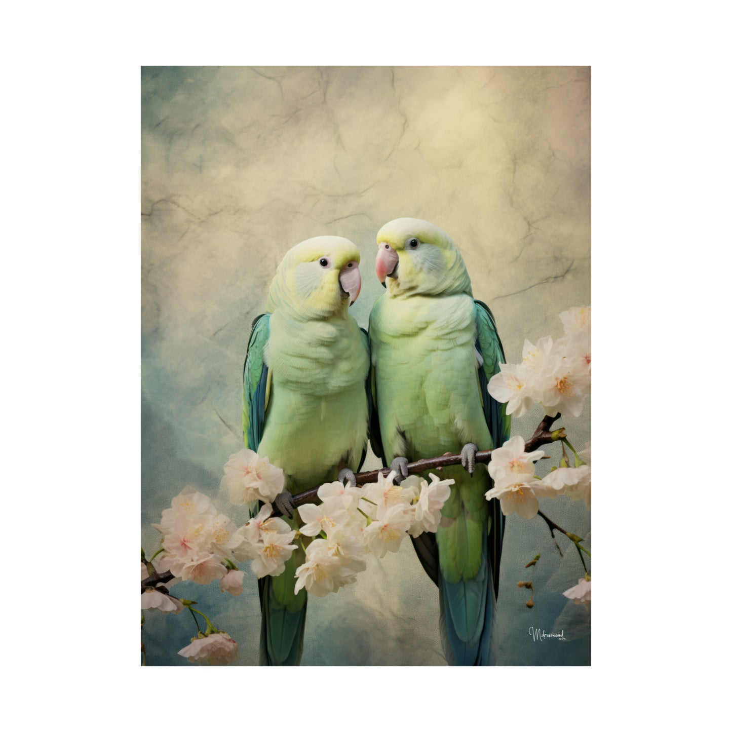 Parrot Premium Matte Vertical Posters