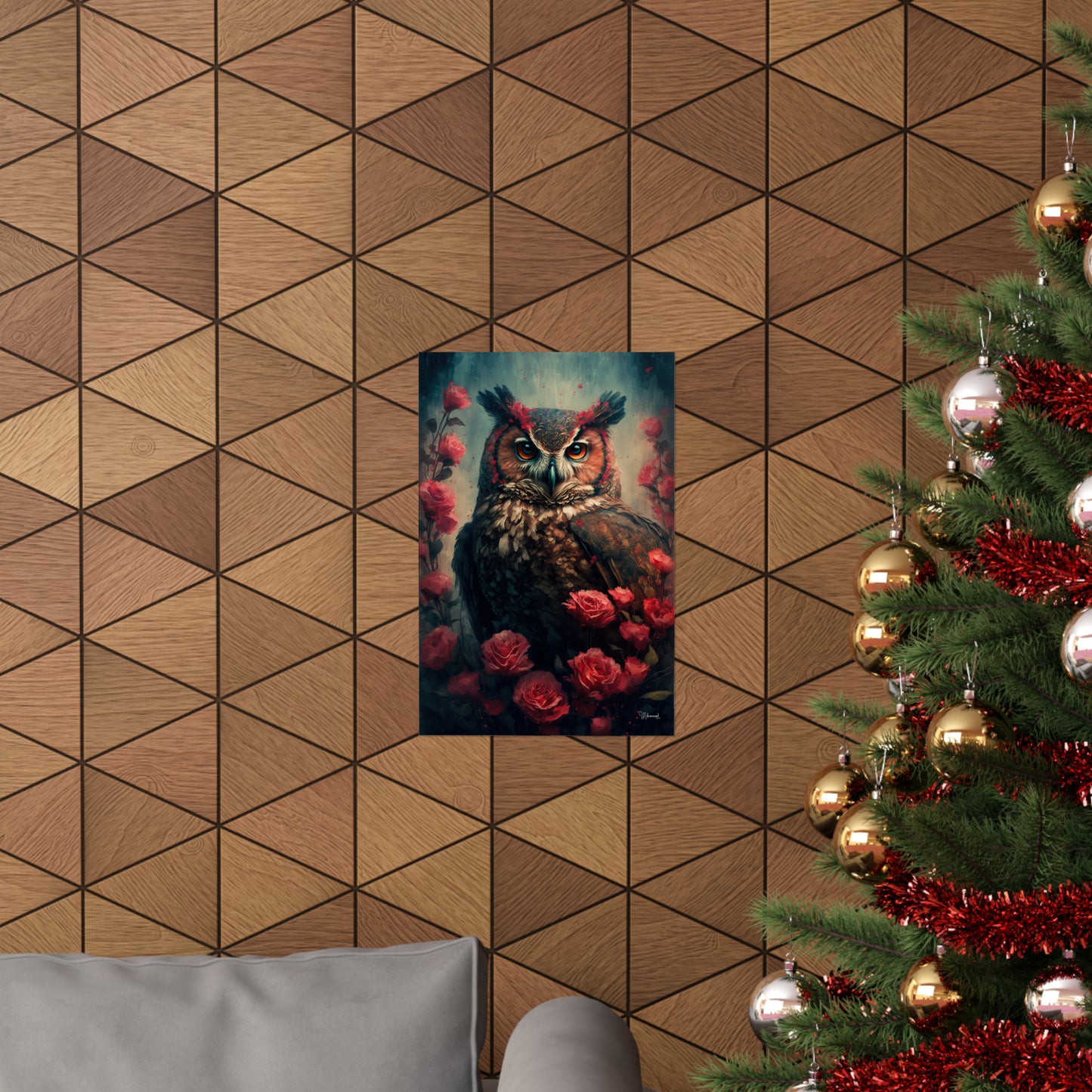 Owl Premium Matte Vertical Posters