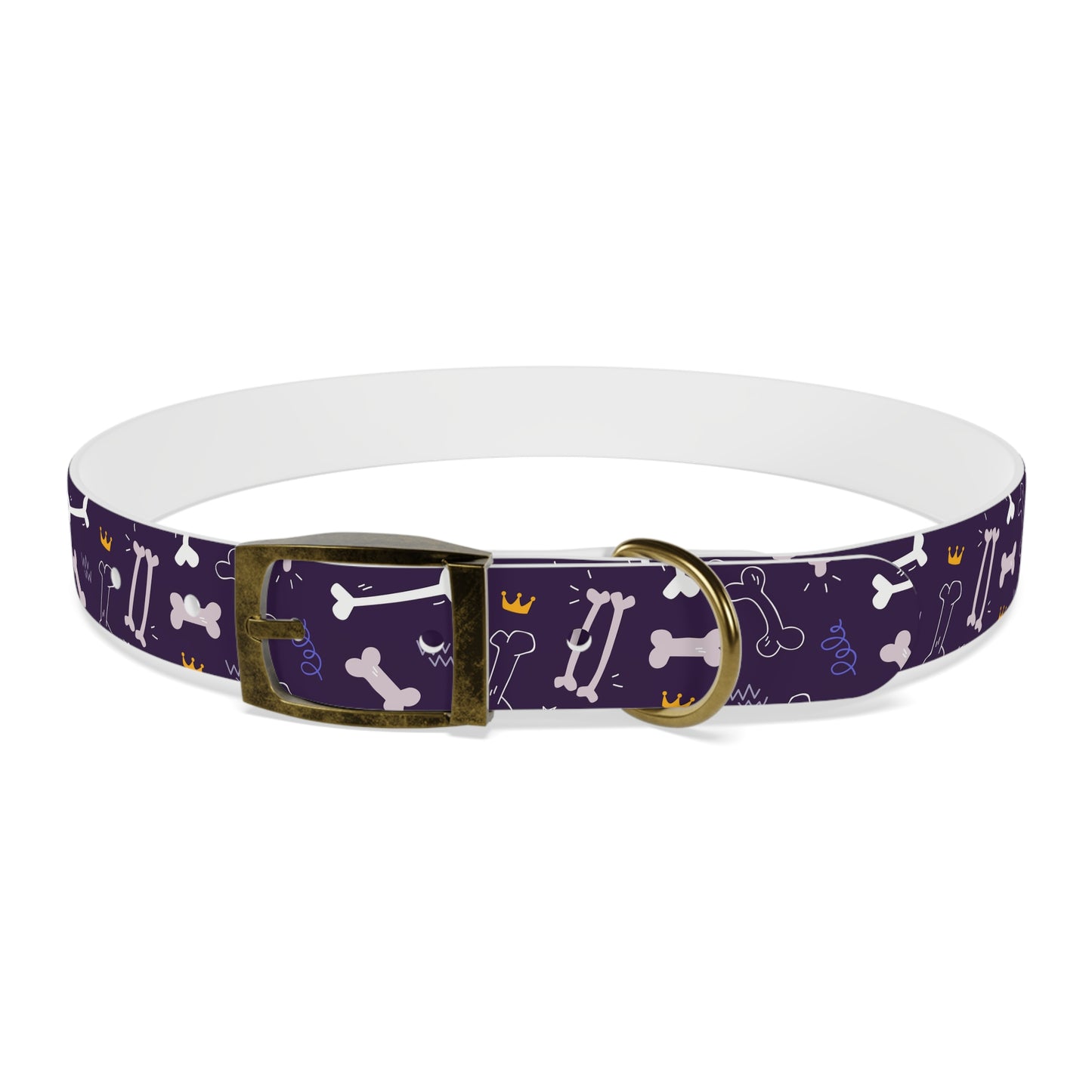 Sassy Pet's Purple Bones Collar