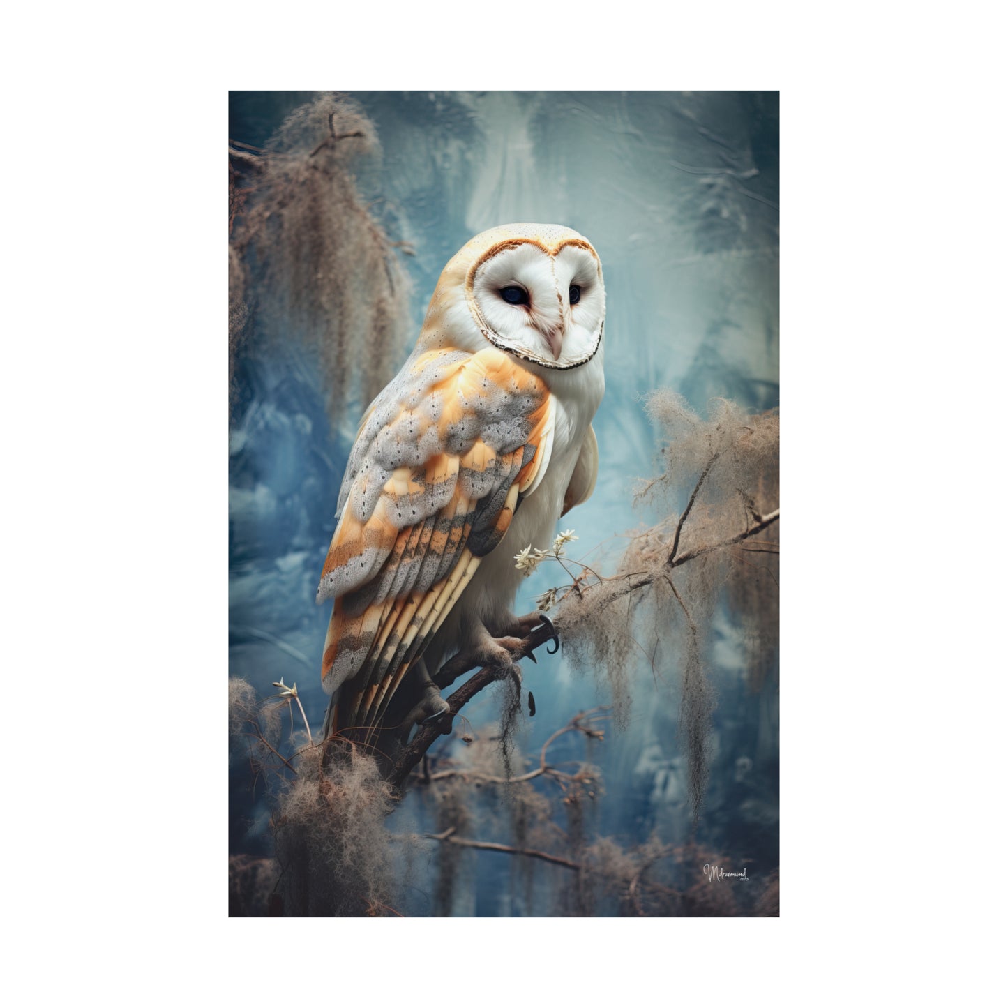 Florida Barn Owl Premium Matte Vertical Posters