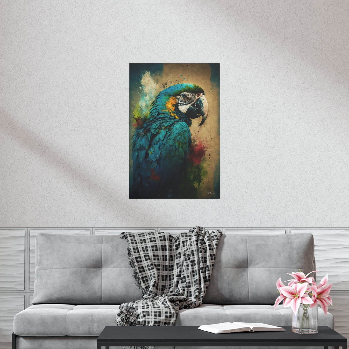 Macaw Premium Matte Vertical Posters