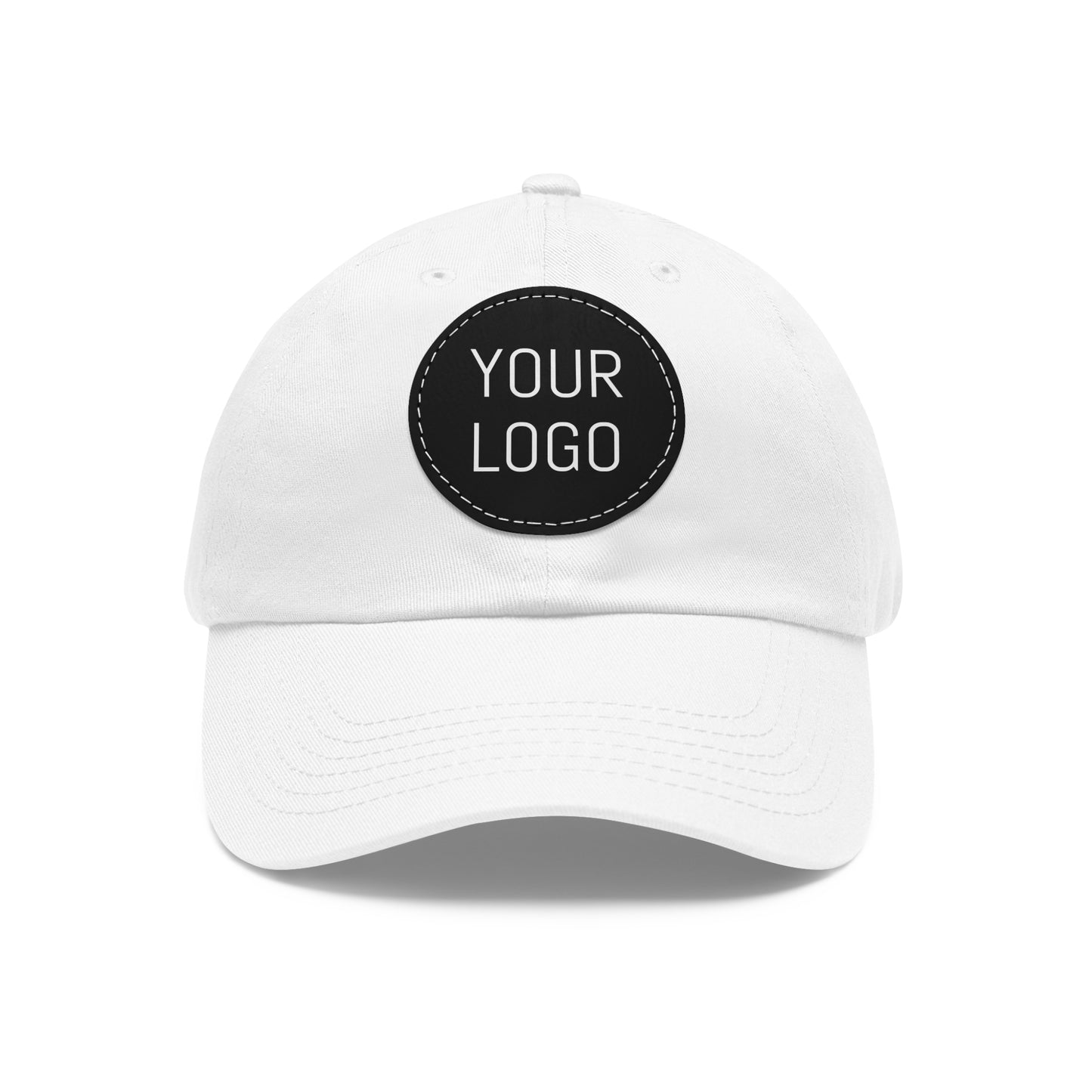 Dad Hat with Leather Patch Personalized for Events & Promotions