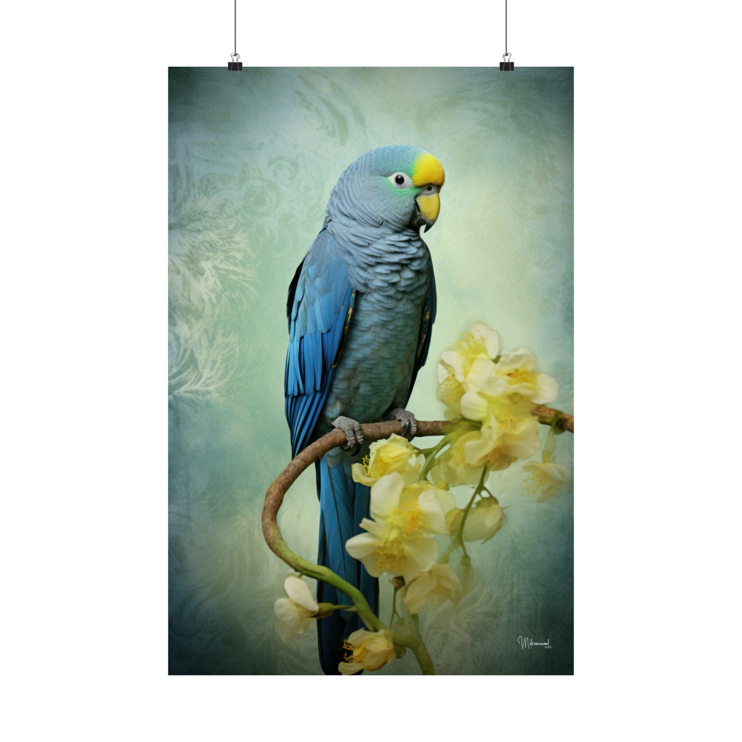 Multi-color Parrot Premium Matte Vertical Posters