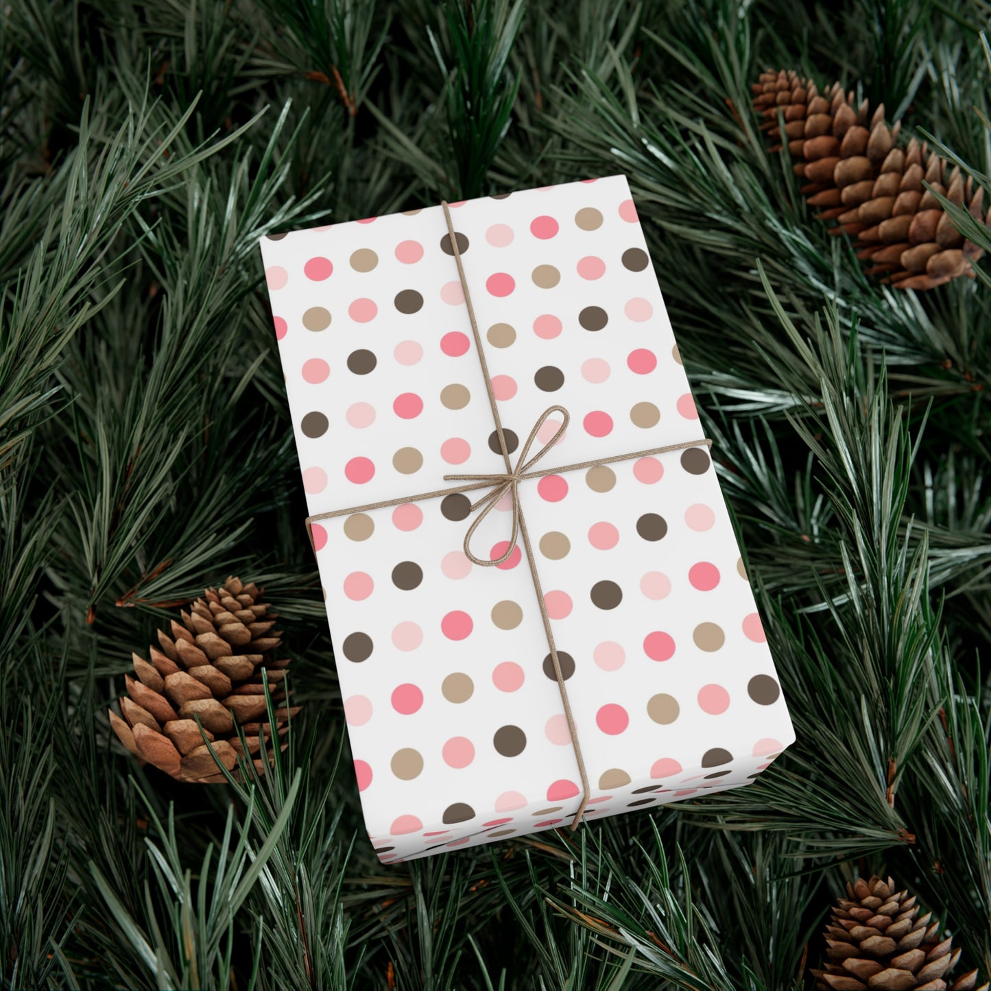 Multi-Color Polka Dot Gift Wrap Papers