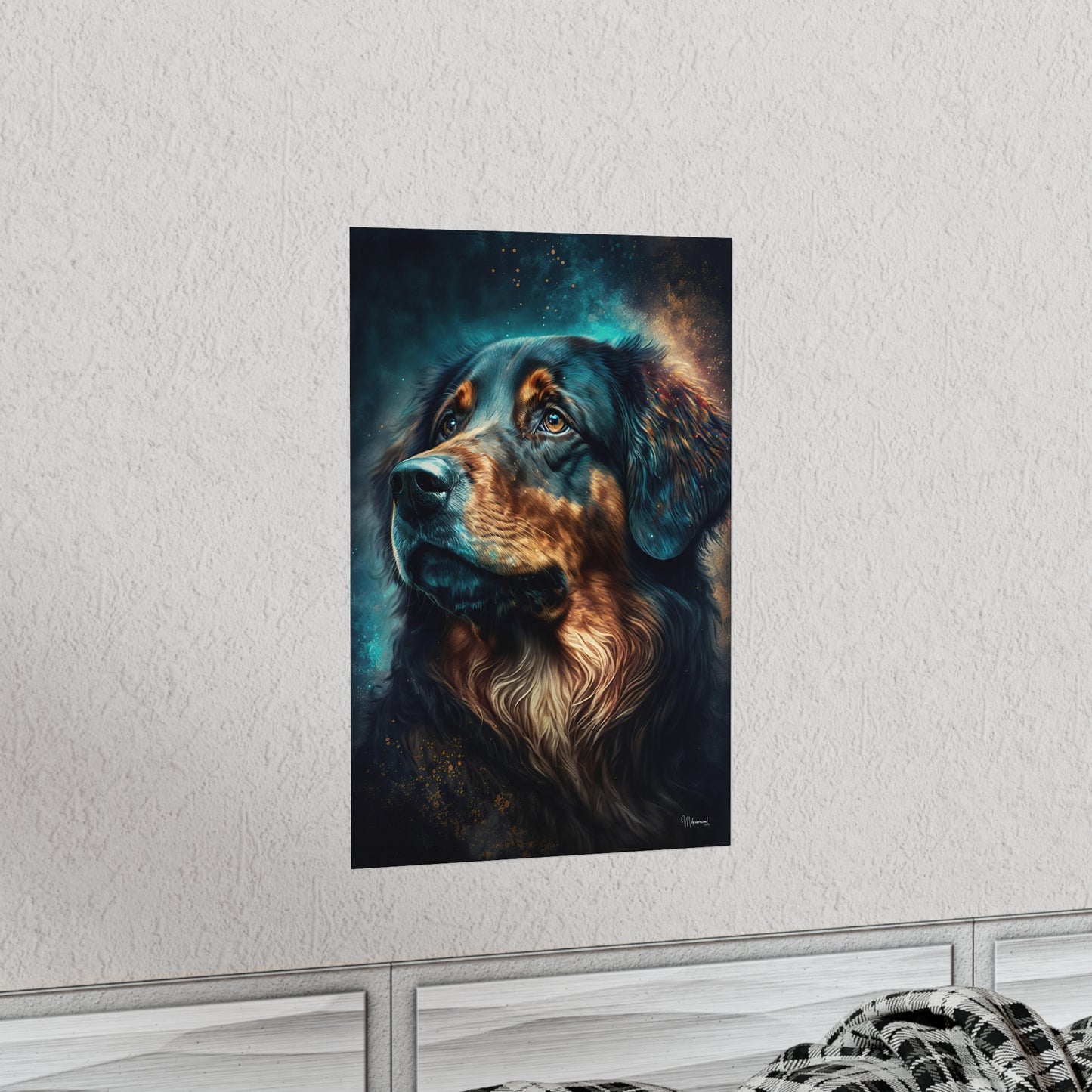 Hovawart Hund Dog Premium Matte Vertical Posters