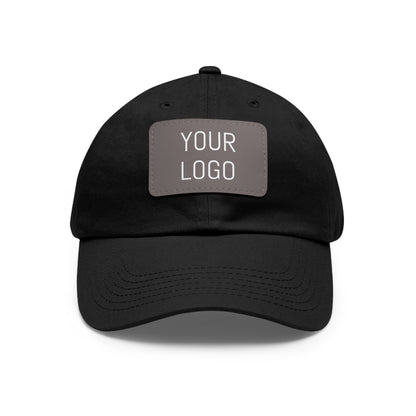 Dad Hat Leather Patch Personalized for Events & Promotions