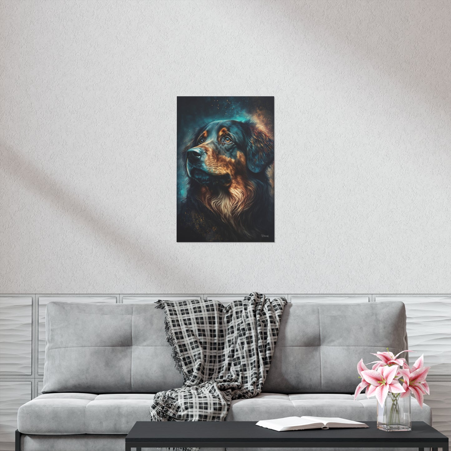 Hovawart Hund Dog Premium Matte Vertical Posters