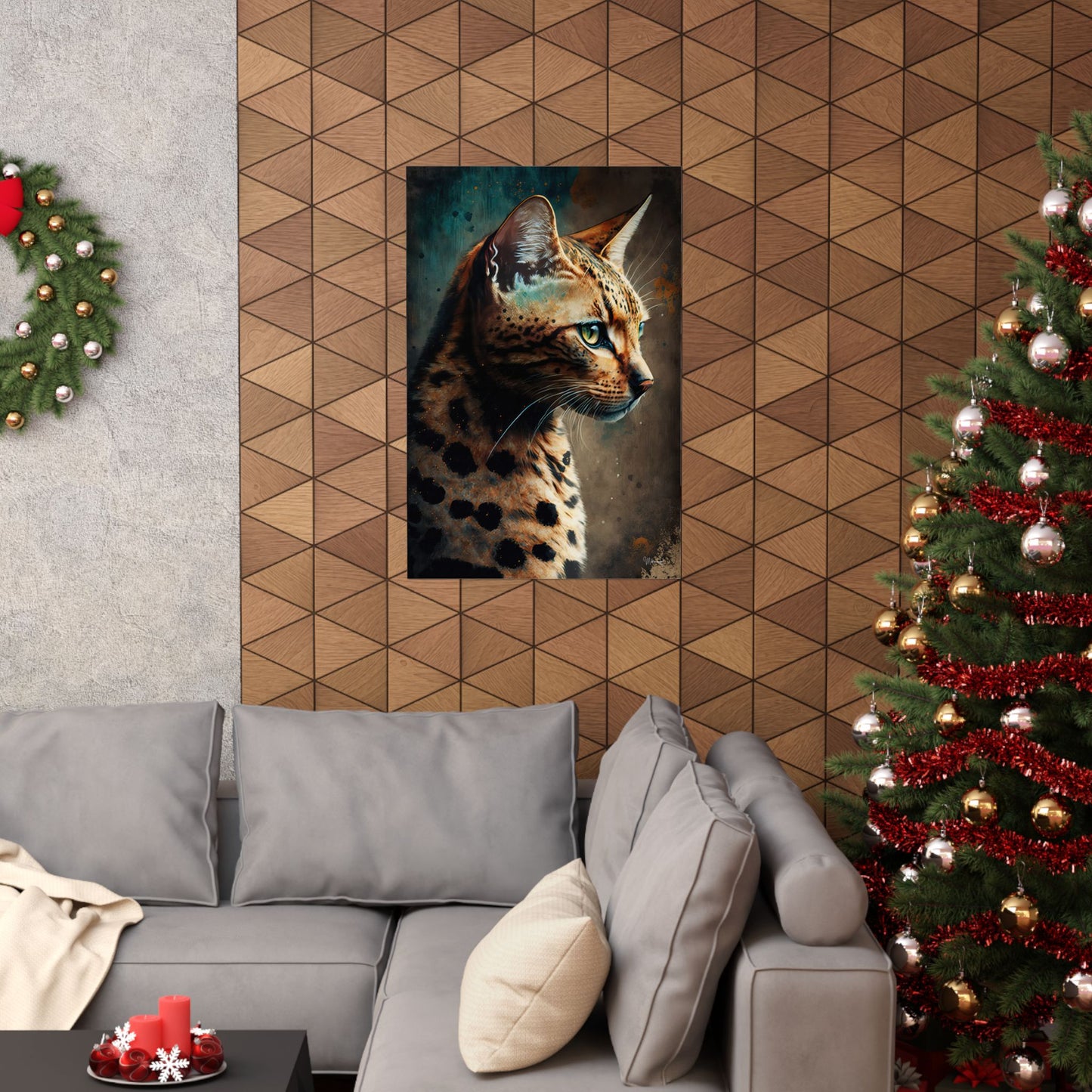 Bengal Cat Premium Matte Vertical Posters