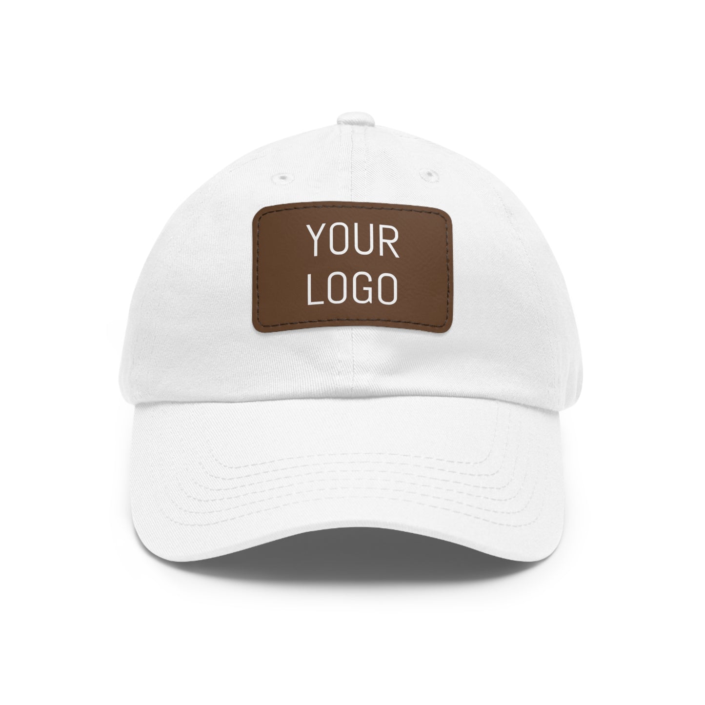 Dad Hat Leather Patch Personalized for Events & Promotions