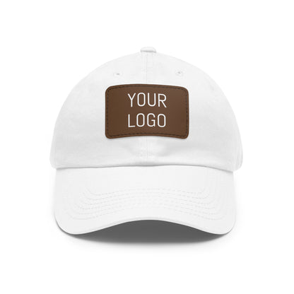Dad Hat Leather Patch Personalized for Events & Promotions