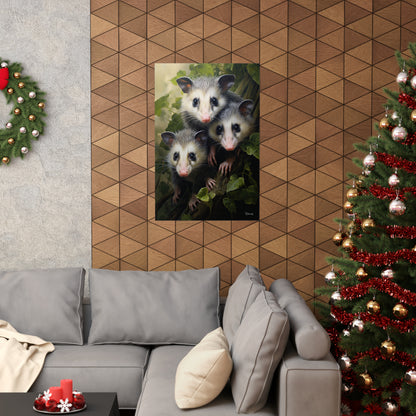 Possum Family Premium Matte Vertical Posters