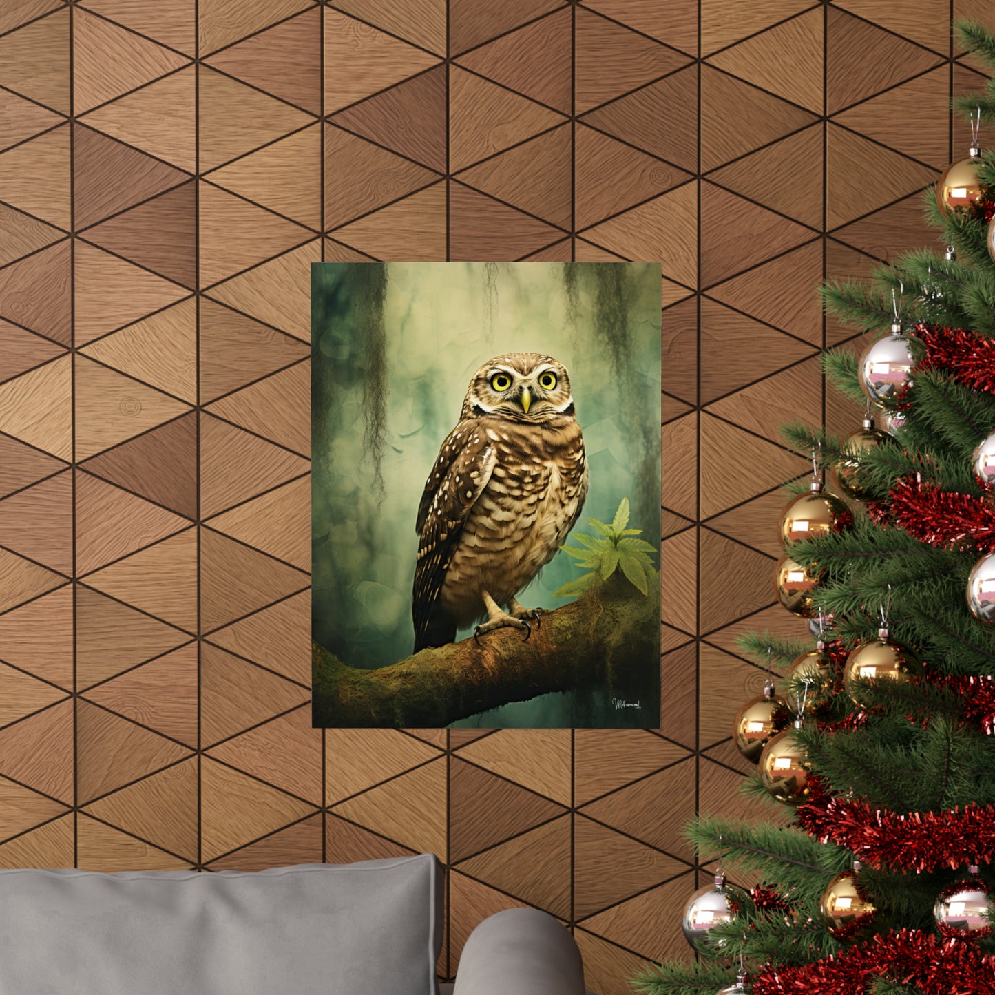 Burrowing Owl Premium Matte Vertical Posters