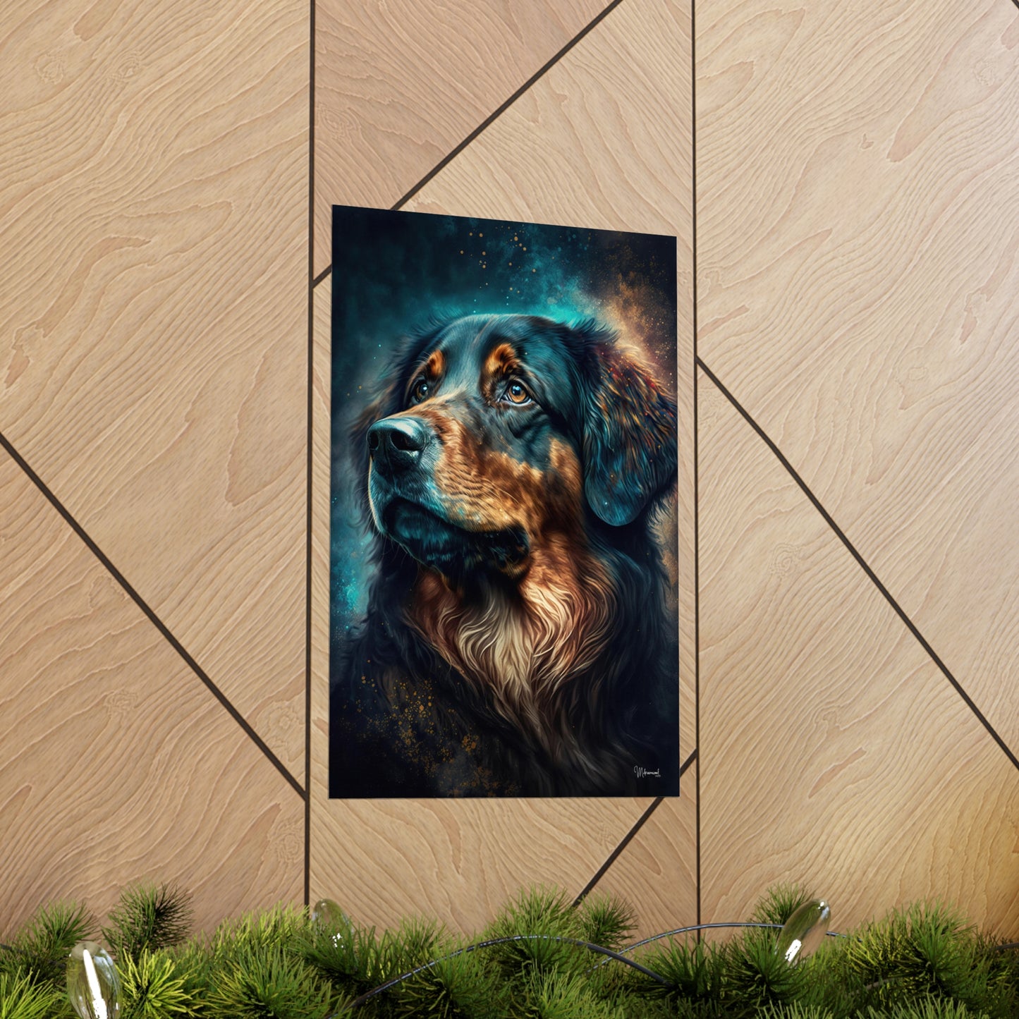 Hovawart Hund Dog Premium Matte Vertical Posters