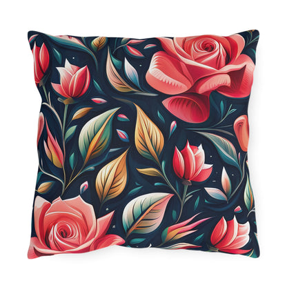 Passion Rose Outdoor Pillows