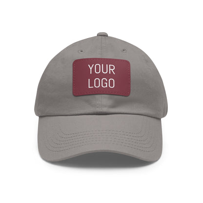 Dad Hat Leather Patch Personalized for Events & Promotions